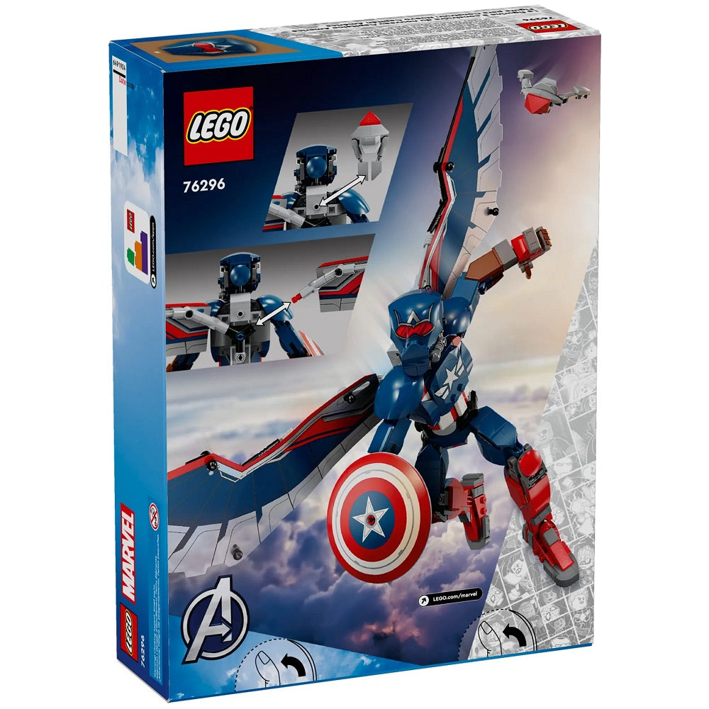 Lego Marvel Figura do Capitão América 76296