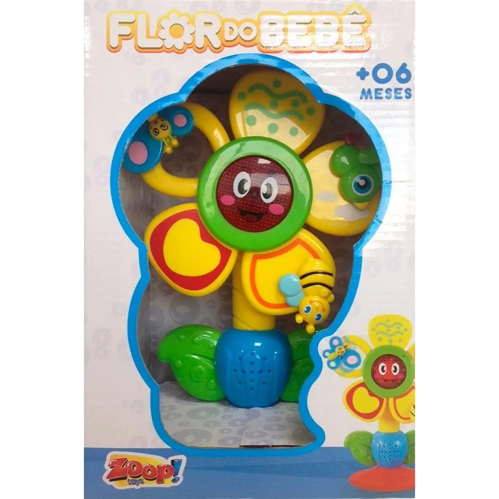 Brinquedo Educativo Musical Flor Do Bebê