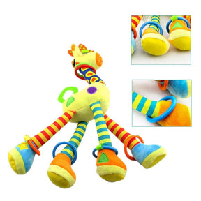 Chocalho Mordedor Girafa Amarelo - Shiny Toys