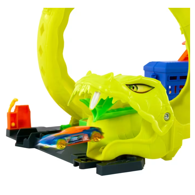 Hot Wheels City Pista de Brinquedo Ataque da cobra - Mattel
