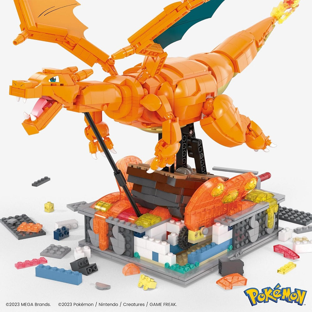 Brinquedo de Construção Mega Pokémon Charizard Movement - Mattel