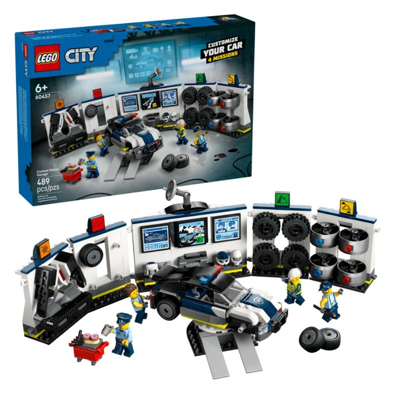Lego City Garagem Carros de Polícia Personalizados - 60457