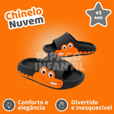 Chinelo Nuvem Infantil Crocodilo | Caminhar com Conforto e Estilo