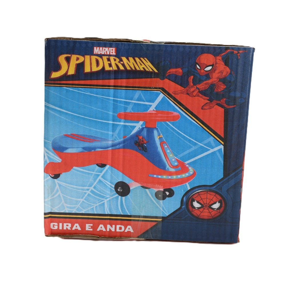 Carrinho Gira Gira com Luz Spider-Man Marvel