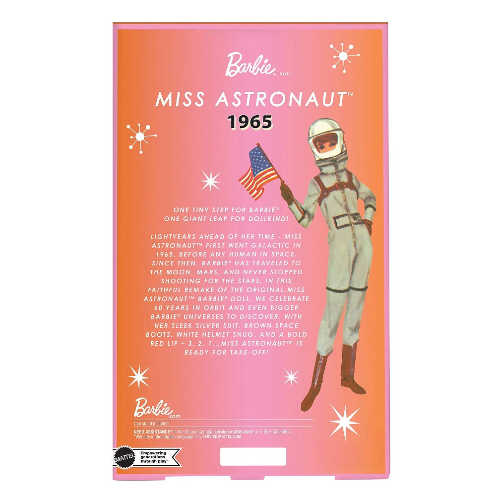 Boneca Barbie Miss Astronauta 60º Aniversário - Mattel JBJ48