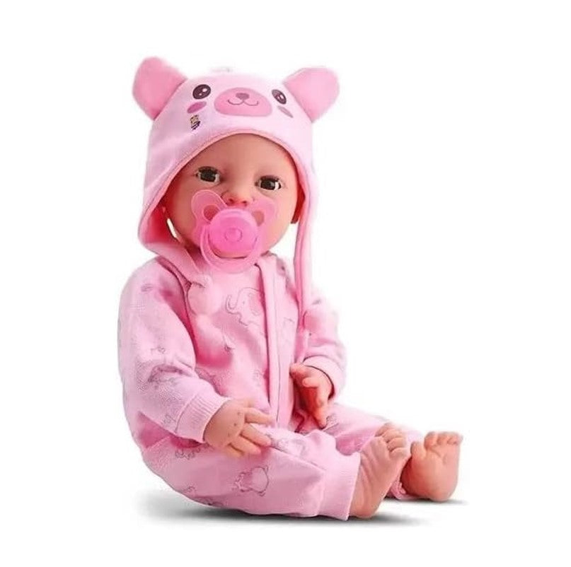 Boneca Diver New Born Brincando de Pijama Menina - Divertoys