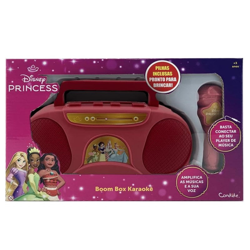 Boombox Karaoke Infantil Princesas - Candide