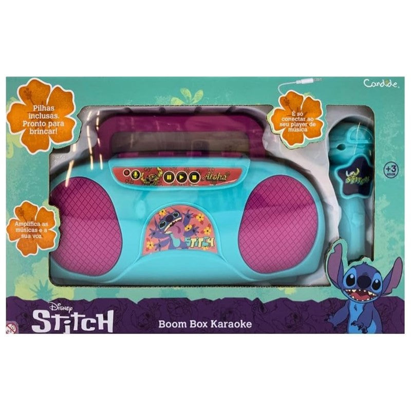 Boombox Karaokê Disney Stitch - Candide