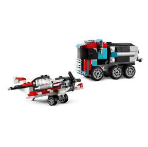 Lego Creator Caminhão Plataforma Com Helicóptero - 31146