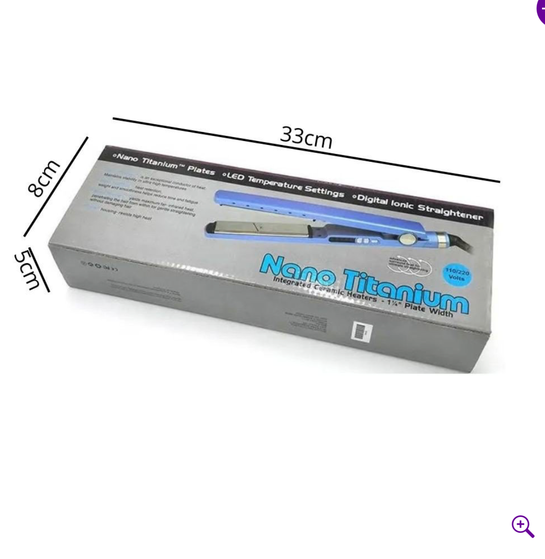 Chapinha Prancha Profissional Nano Titanium Até 450ºf U