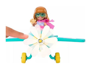 Barbie Conjunto Chelsea Piloto de Avião - Mattel