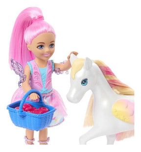 Boneca Barbie Chelsea E Pegasus Um Toque De Magia - Mattel