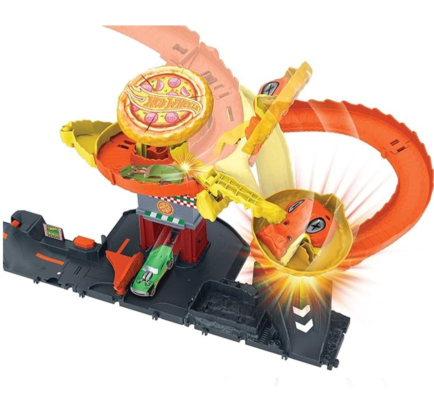 Hot Wheels City Pista Ataque De Cobra Vs Pizzaria - Mattel