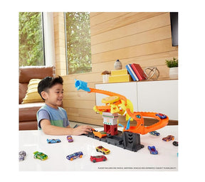 Hot Wheels City Pista Ataque De Cobra Vs Pizzaria - Mattel