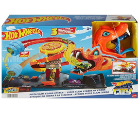 Hot Wheels City Pista Ataque De Cobra Vs Pizzaria - Mattel