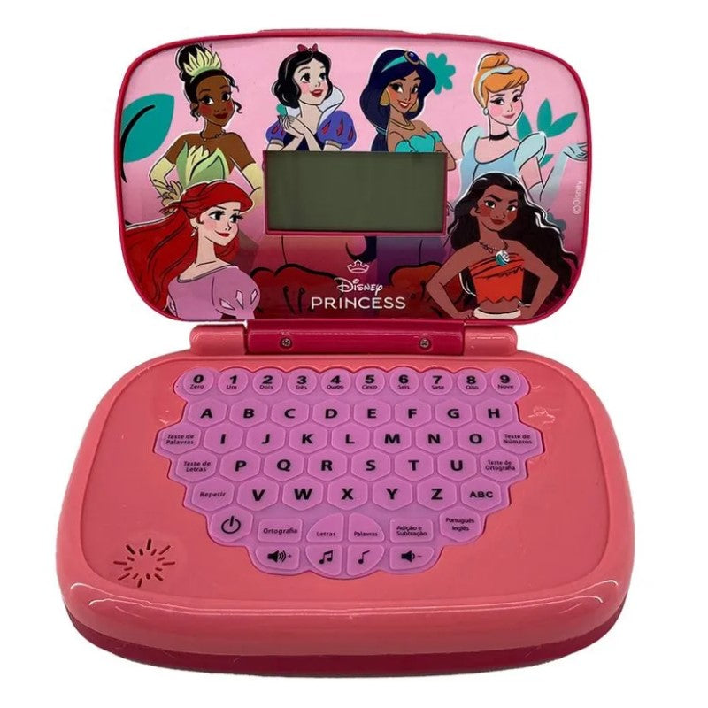 Laptop Infantil Educativo Disney Princesa Bilíngue - Candide