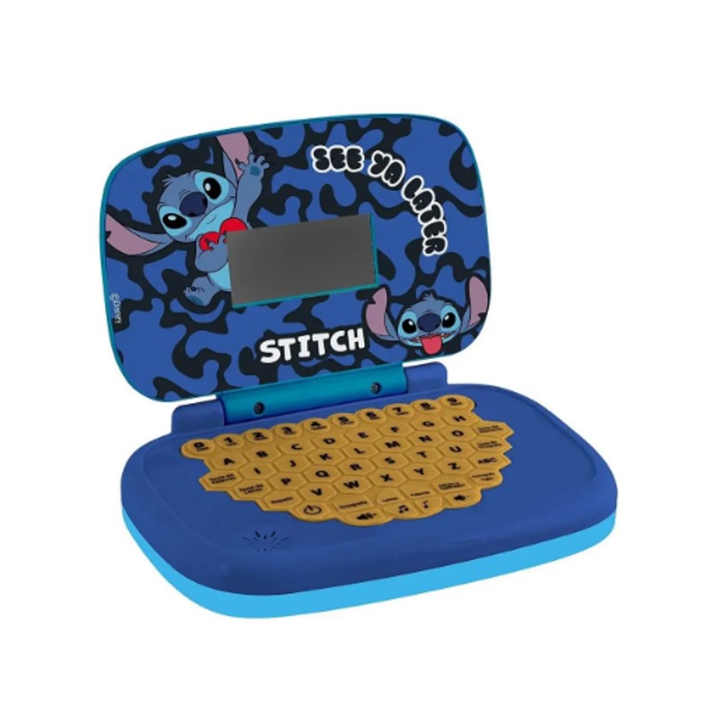 Laptop Infantil Educativo Disney Stitch Bilíngue - Candide