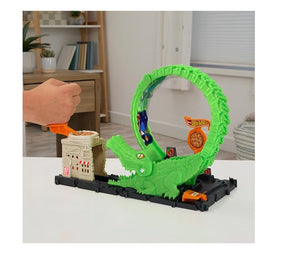 Hot Wheels City Pista Ataque Do Crocodilo - Mattel