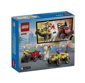 Lego City Carro de Pizza vs Caminhão de Bombeiros 60458