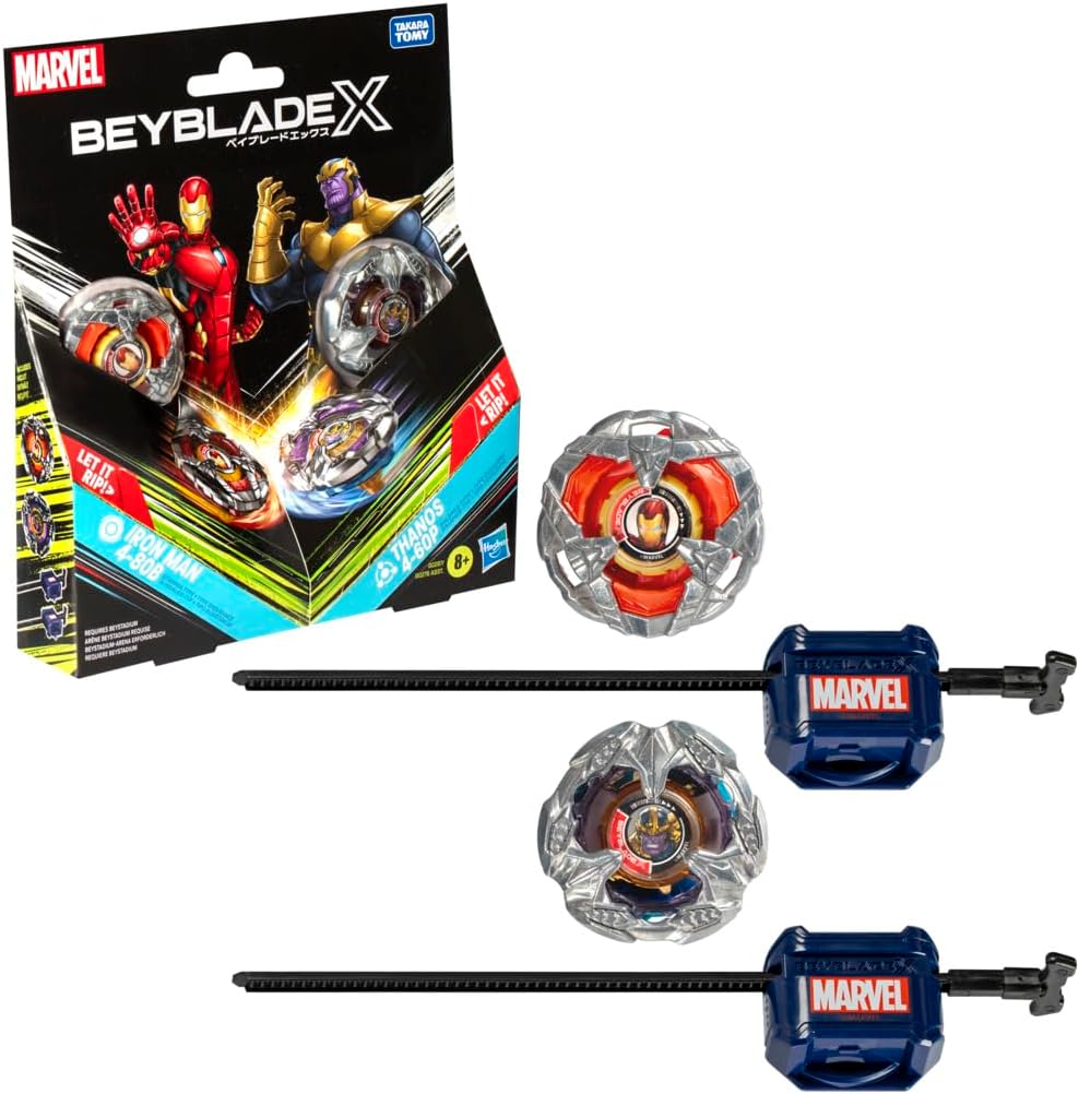 Conjunto Pião E Lançador Beyblade X Marvel - Hasbro G0287