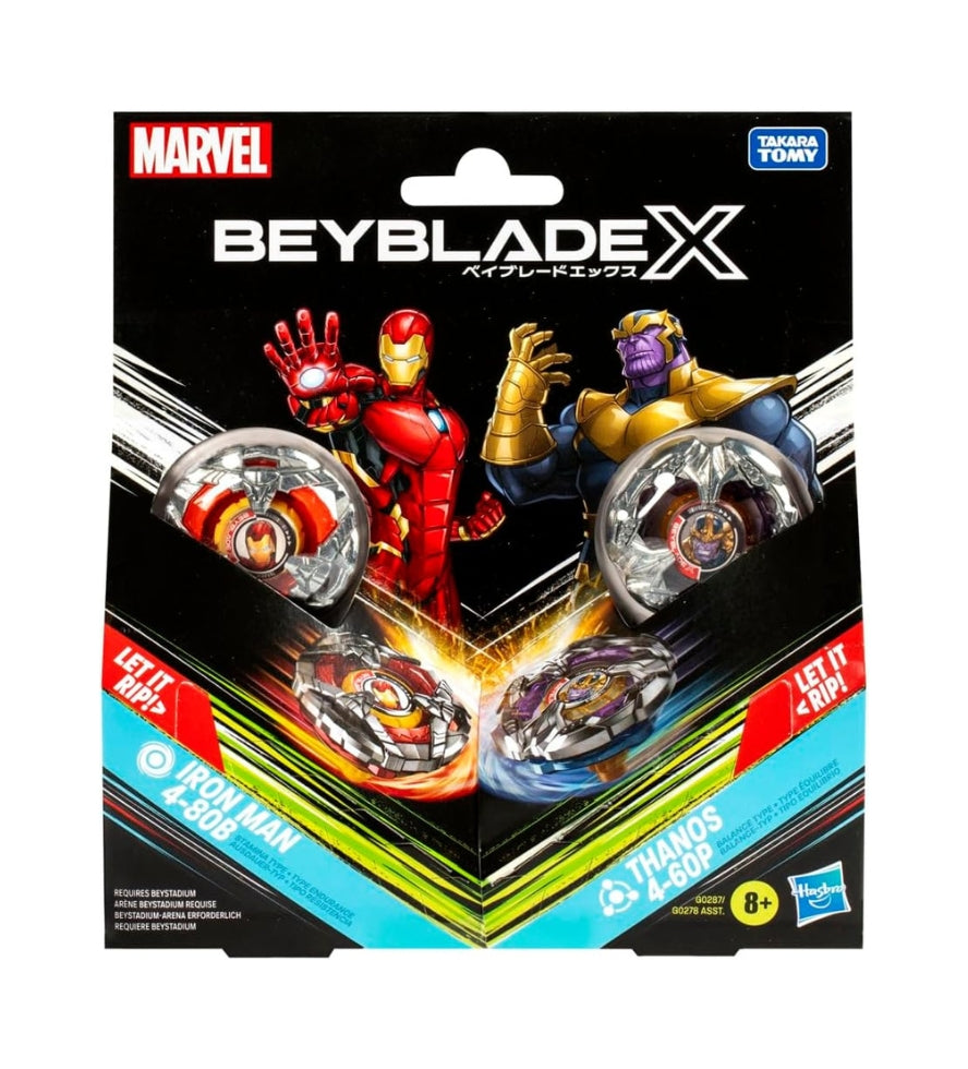 Conjunto Pião E Lançador Beyblade X Marvel - Hasbro G0287