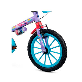 Bicicleta Infantil Aro 16 Disney Stitch 2 Lilás - Nathor