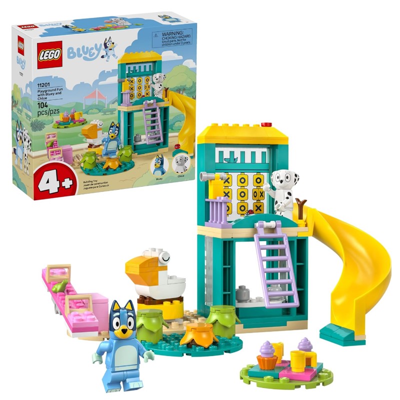 Lego Diversão no parquinho com Bluey e Chloe - 11201