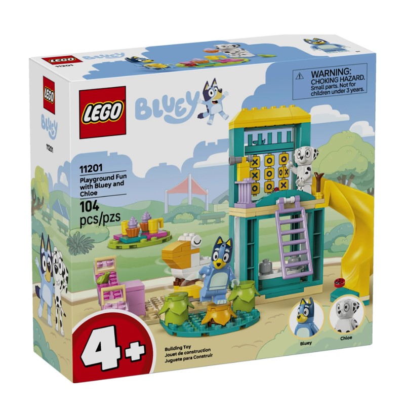 Lego Diversão no parquinho com Bluey e Chloe - 11201