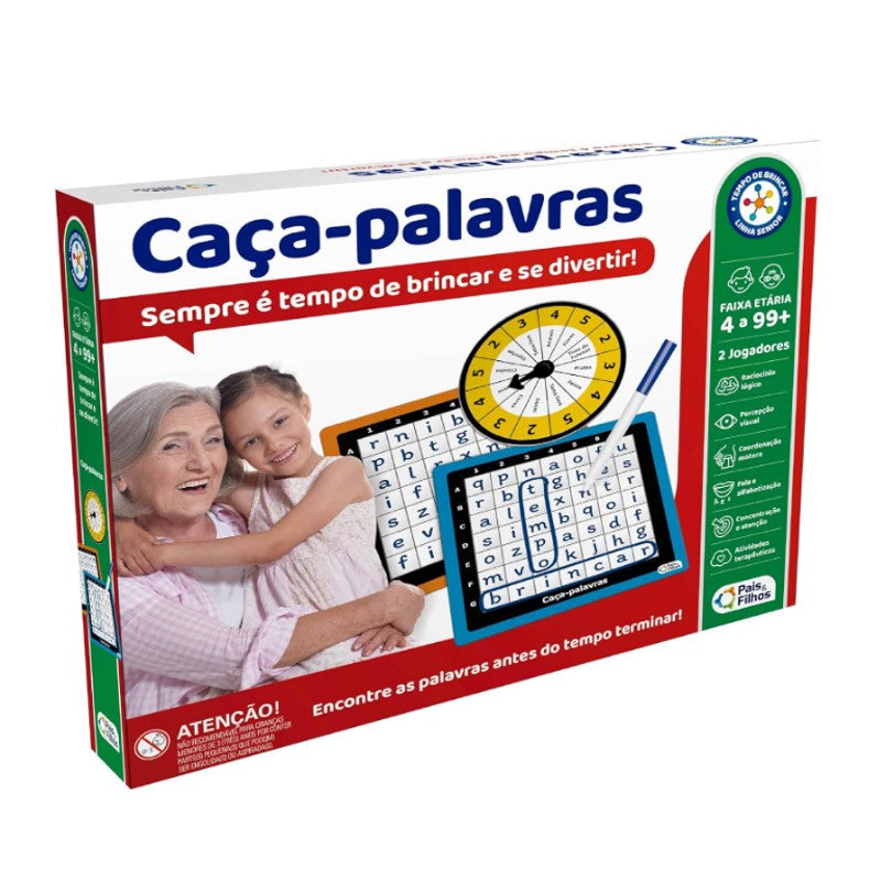Jogo Caça Palavras - Pais & Filhos