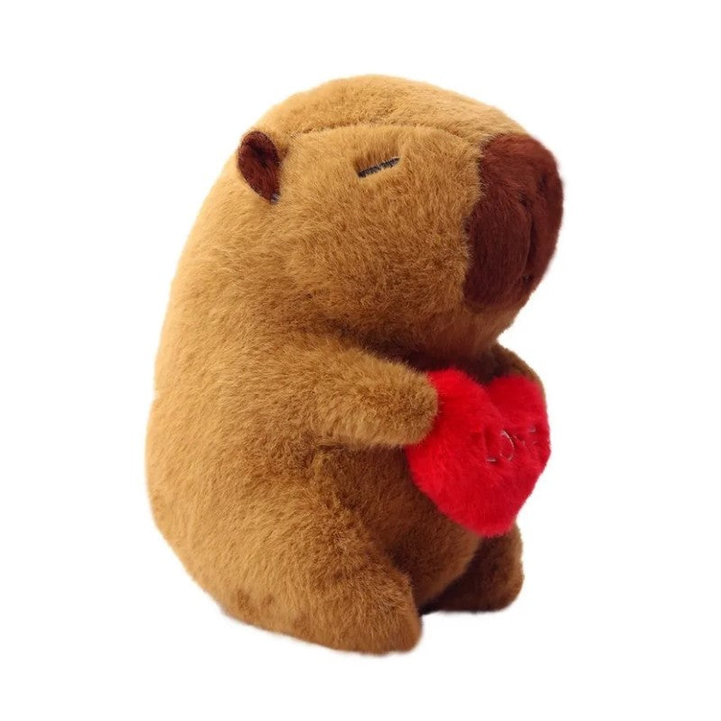 Pelúcia Capivara Com Coração Love - BBR