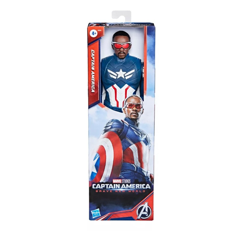 Boneco Capitão América Admirável Mundo Novo Titan Hero Series