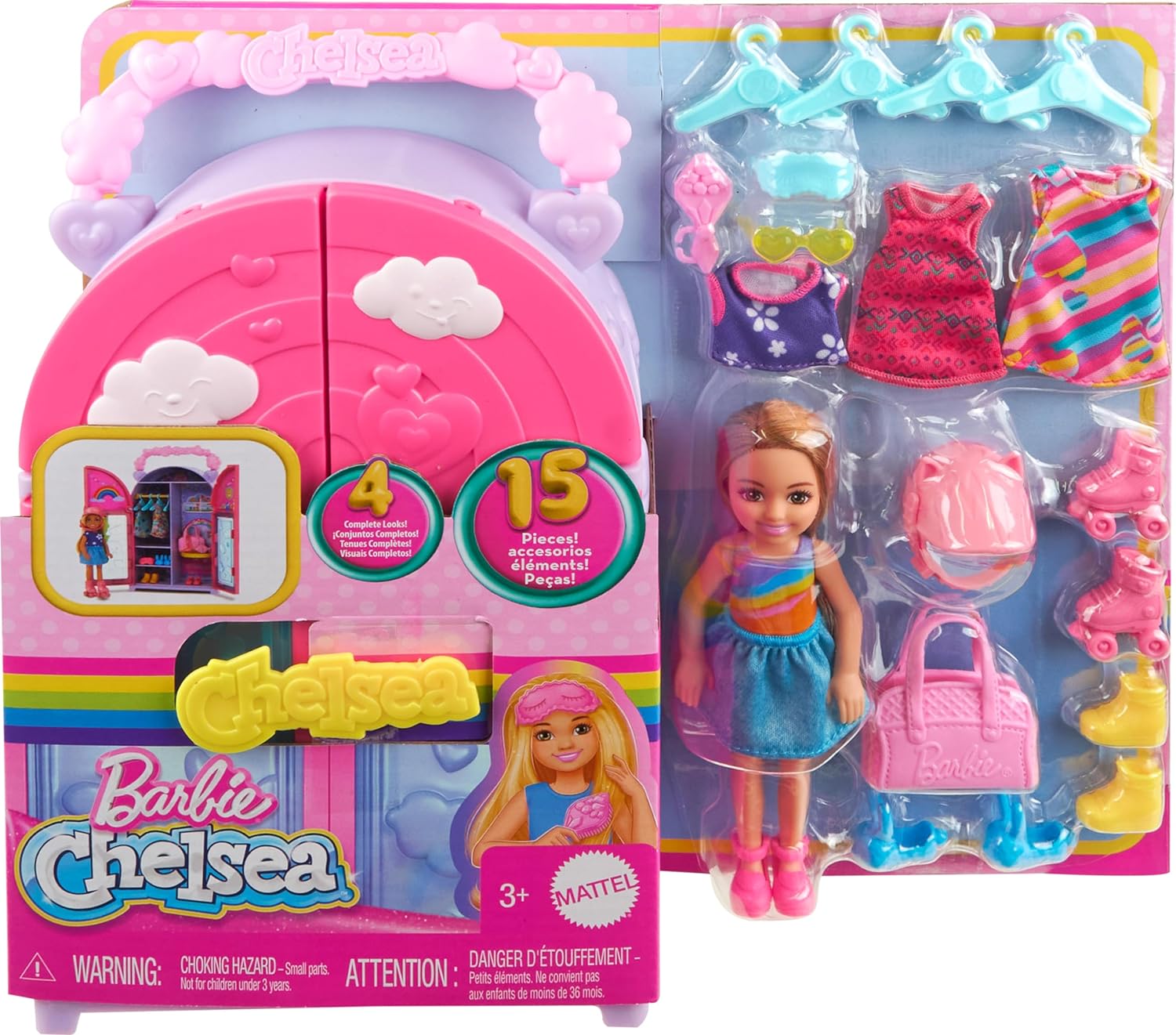 Barbie Chelsea Armário Da Chelsea Mattel HXN03