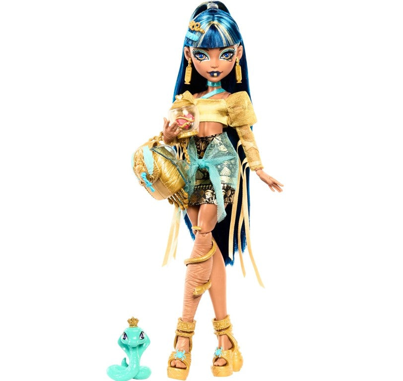 Boneca Monster High Cleo de Nile Novo Visual - Mattel