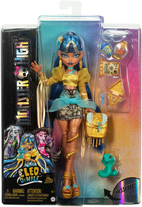 Boneca Monster High Cleo de Nile Novo Visual - Mattel