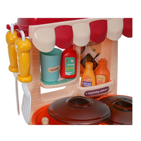Mini Cozinha Divertida 34 Peças Casa Encantada Vermelho - Zippy