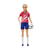 Barbie Profissões Jogadora de Futebol Loira - Mattel