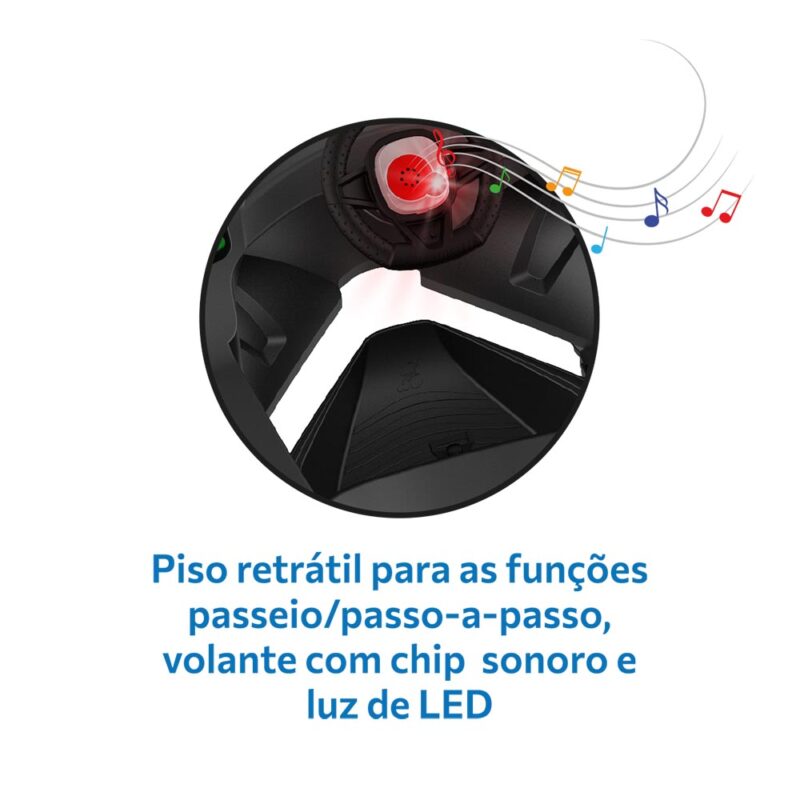 Carrinho de Passeio Smart Baby Comfort Bandeirante Grafite
