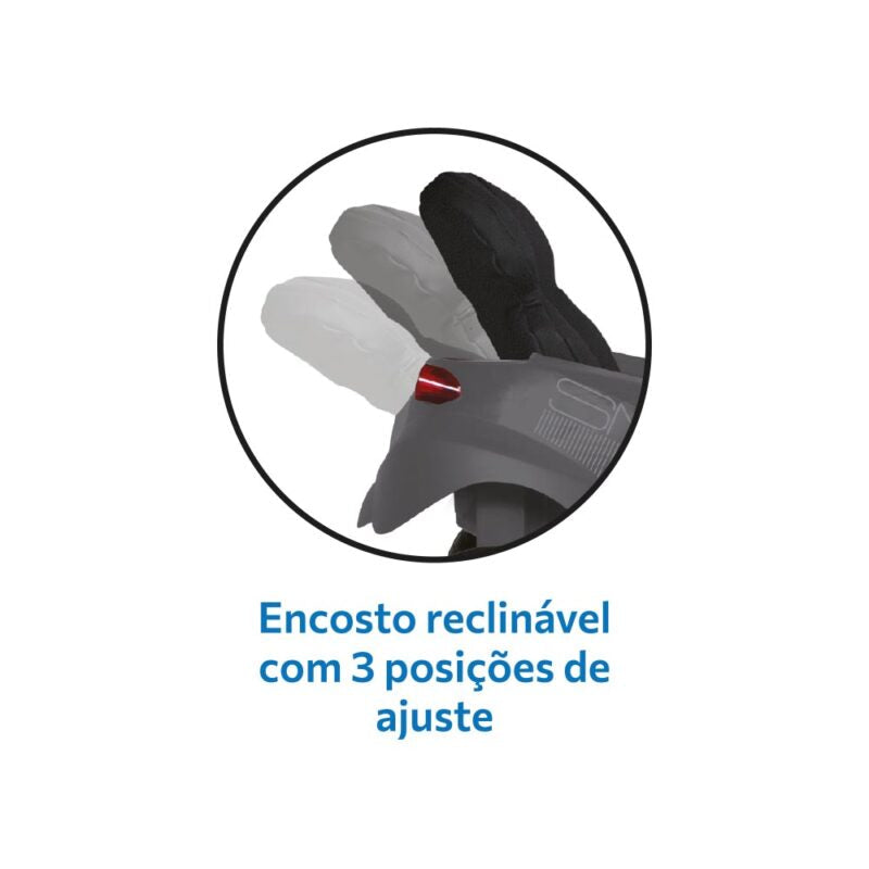 Carrinho de Passeio Smart Baby Comfort Bandeirante Grafite