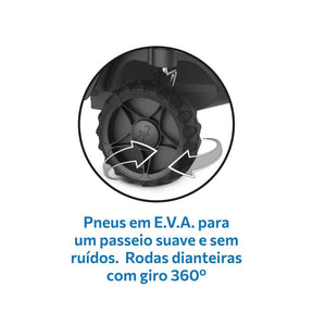 Carrinho de Passeio Smart Baby Comfort Bandeirante Grafite