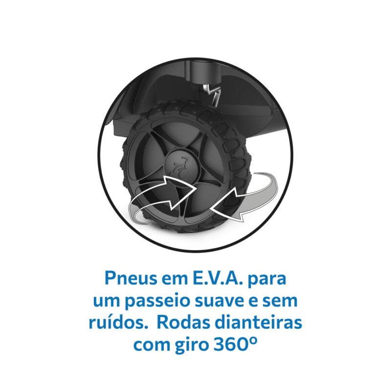 Carrinho de Passeio Smart Baby Comfort Bandeirante Grafite