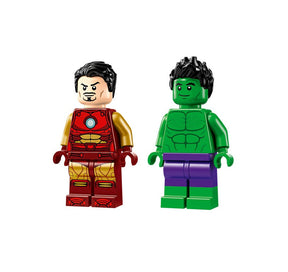 Lego Marvel Homem de Ferro com Motocicleta e o Hulk 76287