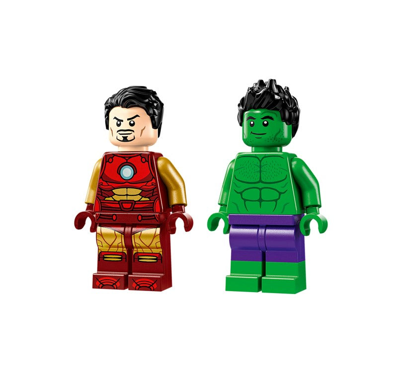 Lego Marvel Homem de Ferro com Motocicleta e o Hulk 76287