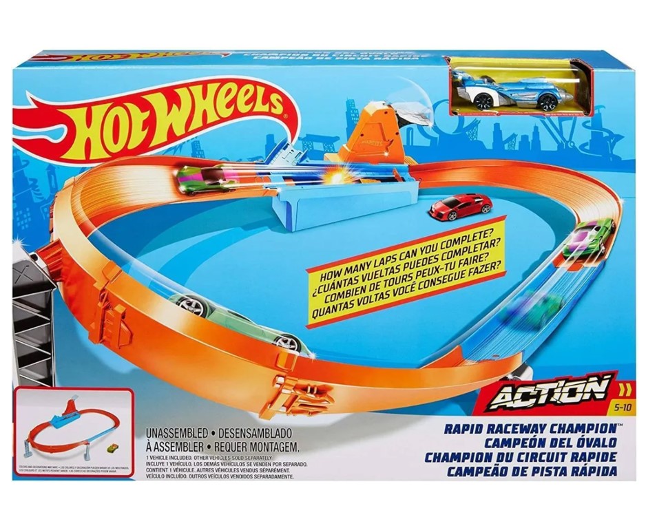 Pista Action Hot Wheels Campeão de Pista Rápida Mattel GBF81