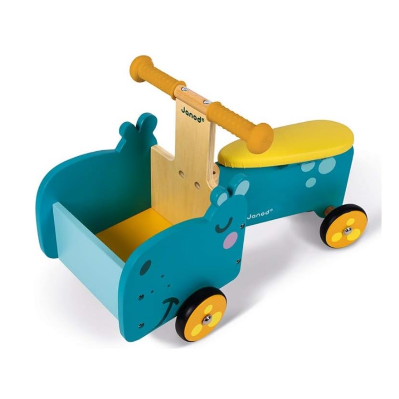 Quadriciclo Hipopótamo Com Banquinho Acolchoado - Maped