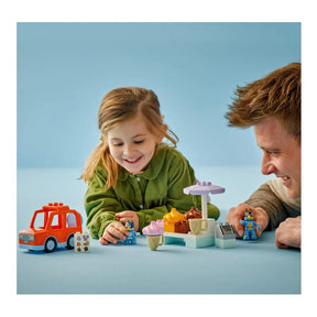 Lego Duplo Viagem do sorvete com Bluey - 10458