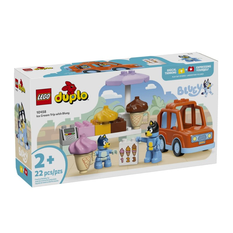 Lego Duplo Viagem do sorvete com Bluey - 10458