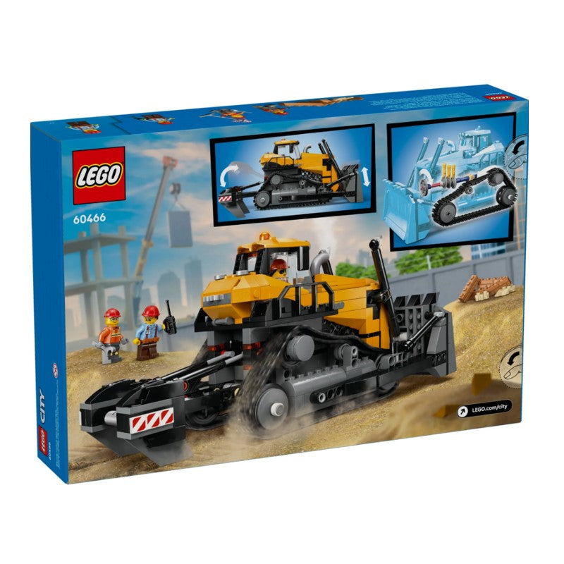 Lego City Trator de esteira amarelo - 60466