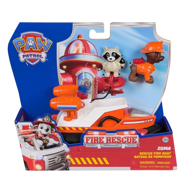 Barco Brinquedo Zuma Fire Rescue Patrulha Canina - Sunny